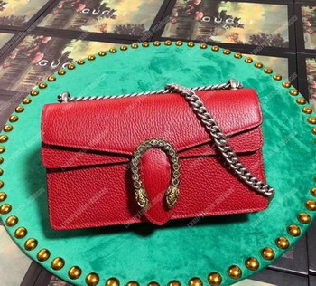 Replica Gucci Dionysus Leather Small Bag Red