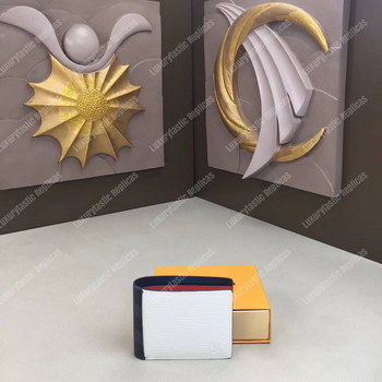 Replica LV Patchwork Multiple Wallet Epi Leather Gray