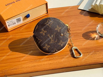 Replica LV Round Coin Purse Monogram with Chain