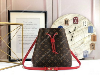 Replica LV NéoNoé Bag Monogram Coquelicot