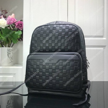 Replica LV Campus Backpack Damier Infini Leather Checkerboard