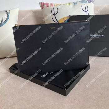 Replica Saint Laurent Document Holder Black