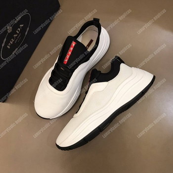 Replica Prada Mesh And Neoprene Sneakers Black