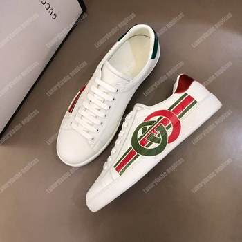 Replica Gucci Ace Sneaker With Interlocking G White