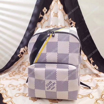 Replica LV Apollo Backpack Damier Azur Canvas