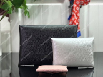 Replica LV Pochette Kirigami Epi Leather 3 in 1 BlackSilverRose Ballerine