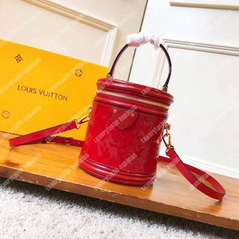 Replica LV Cannes Monogram Vernis Rouge