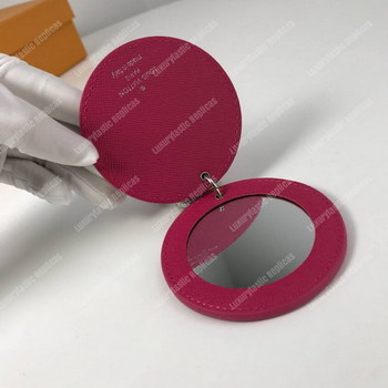 Replica LV Mirror Bag CharmKey Holder Epi Leather Fuchsia