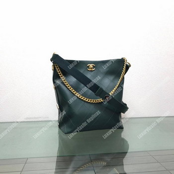 Replica Chanel Hobo Handbag Green