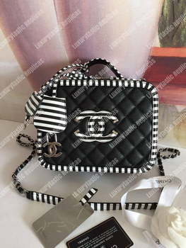 Replica Chanel Medium Vanity Case Black