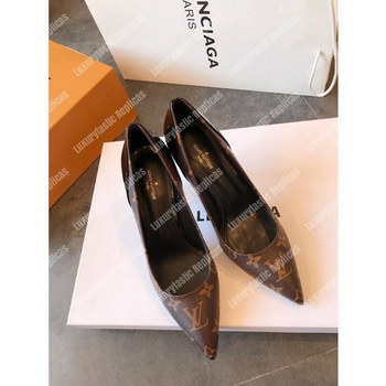 Replica LV Call Back Pump Louis Vuitton Print
