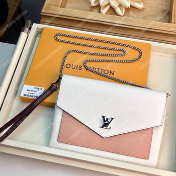 Replica LV Pochette Mylockme Rose Soie Quartz Calla