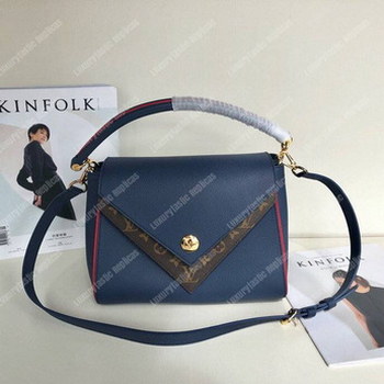 Replica LV Double V Handbag Bleu Marine