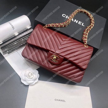 Replica Chanel Classic Medium Handbag Burgundy