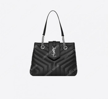 Replica Saint Laurent Small Loulou Shopping Bag Black