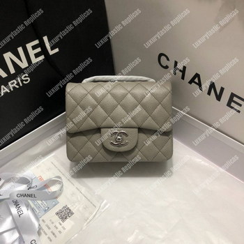 Replica Chanel Mini Flap Bag Grey
