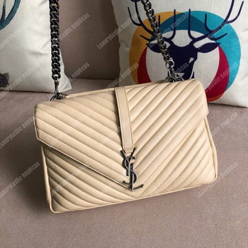 Replica Saint Laurent Large College In Powder
