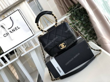 Replica Chanel Small Flap Bag Lambskin Black