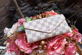 Replica LV Joséphine Wallet Damier Azur Canvas