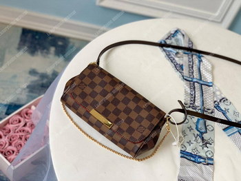 Replica LV Favorite PM Damier Ebene