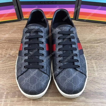 Replica Gucci Ace GG Supreme Sneaker Black