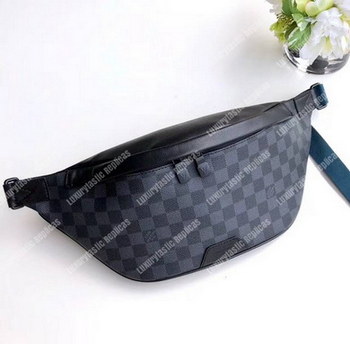 Replica LV Discovery Bumbag Damier Graphite
