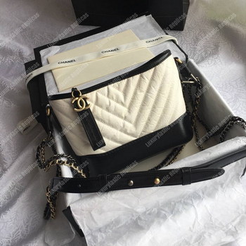 Replica Chanel’s Gabrielle Small Hobo Bag White