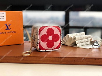 Replica LV Porte Monnaie Cube Summer 2019 Red