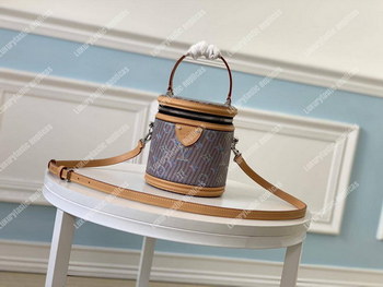 Replica LV Cannes Monogram Pop Print Blue