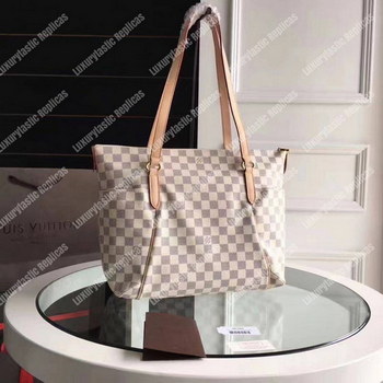 Replica LV Totally MM Bag Damier Azur Beige
