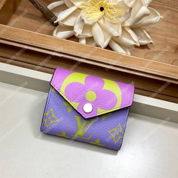 Replica LV Summer 2019 Zoé Wallet Monogram Canvas PinkLila