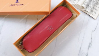 Replica LV Pencile Pouch Elizabeth Red