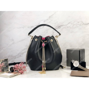 Replica BVL Serpenti Forever Bucket Black