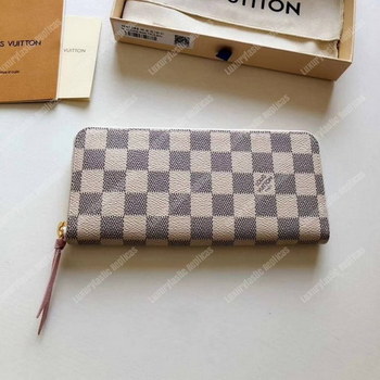 Replica LV Zippy Wallet Damier Azur