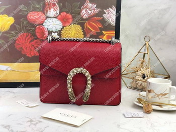 Replica Gucci Dionysus Leather Mini Bag Hibiscus Red