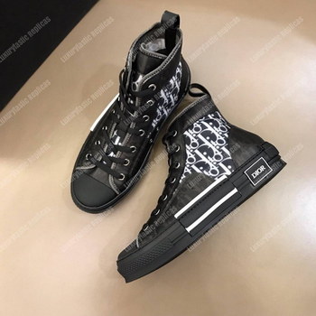 Replica Dior “B23” High Top Dior Oblique Sneaker