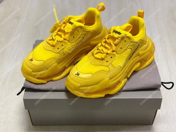Replica Balenciaga Triple S Clear Sole Yellow
