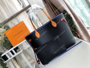 Replica LV Neverfull MM Tote Epi Leather Black