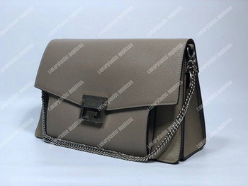 Replica Givenchy Medium GV3 Bag In Leather And Suede Grey