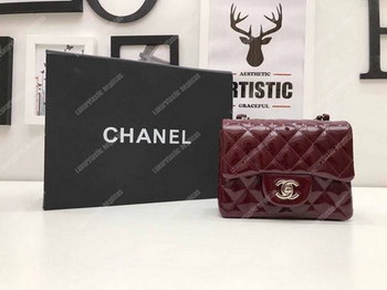 Replica Chanel Mini Flap Bag Burgundy