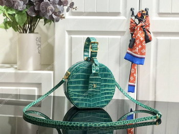 Replica LV Petite Boite Chapeau Turquoise