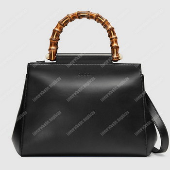 Replica Gucci Nymphaea Small Top Handle Bag Black