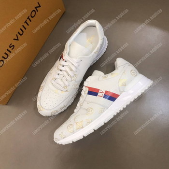 Replica LV Sneaker Run Away Monogram Gold