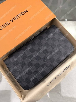 Replica LV Zippy XL Wallet Damier Graphite Canvas