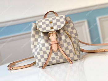 Replica LV Sperone BB Damier Azur Canvas