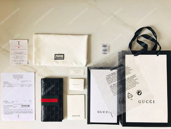 Replica Gucci Signature Web Long Wallet