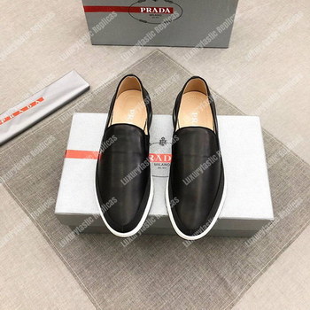 Replica Prada Technical Nylon Slip ons Black
