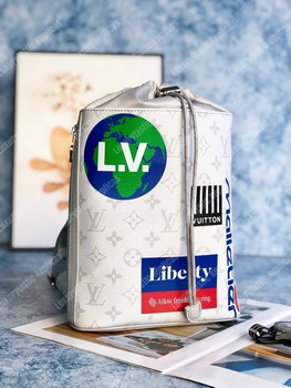 Replica LV Chalk Sling Bag Monogram White Canvas