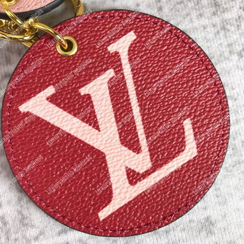 Replica LV Monogram Giant Bag Charm And Key Holder Red Pink