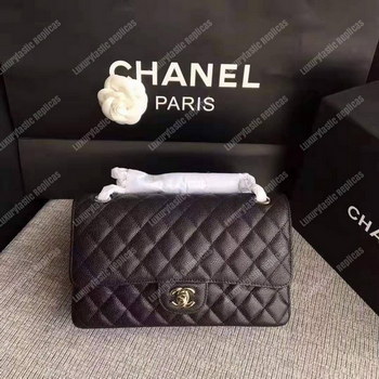 Replica Chanel Classic Medium Flap Bag Black